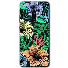 Xiaomi Mi 9T Hibiscus Flowers Baskılı Uyumlu Silikon Kılıf