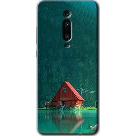 Xiaomi Mi 9T House In Woods Baskılı Uyumlu Silikon Kılıf