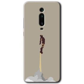 Xiaomi Mi 9T İronman Airport Baskılı Uyumlu Silikon Kılıf