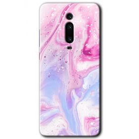 Xiaomi Mi 9T Kabarmış Leke Baskılı Uyumlu Silikon Kılıf