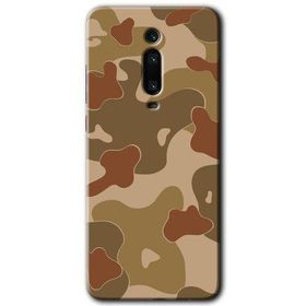 Xiaomi Mi 9T Kamuflaj 10 Baskılı Uyumlu Silikon Kılıf