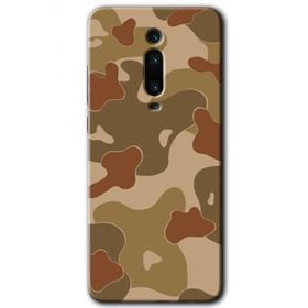 Xiaomi Mi 9T Kamuflaj 10 Baskılı Uyumlu Silikon Kılıf