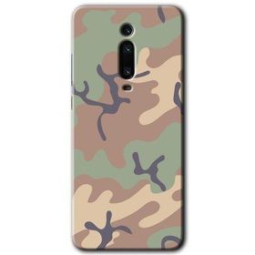 Xiaomi Mi 9T Kamuflaj 29 Baskılı Uyumlu Silikon Kılıf