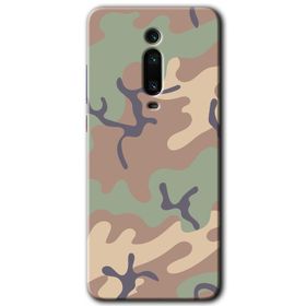 Xiaomi Mi 9T Kamuflaj 6 Baskılı Uyumlu Silikon Kılıf