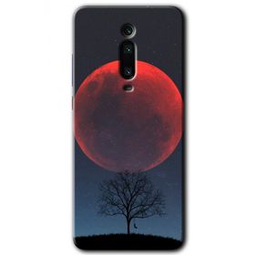 Xiaomi Mi 9T Kanlı Ay Baskılı Uyumlu Silikon Kılıf