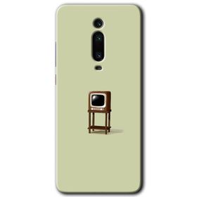 Xiaomi Mi 9T Kara Kedi Baskılı Uyumlu Silikon Kılıf