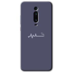 Xiaomi Mi 9T Kara Kedi Baskılı Uyumlu Silikon Kılıf