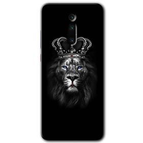 Xiaomi Mi 9T King Lion Baskılı Uyumlu Silikon Kılıf