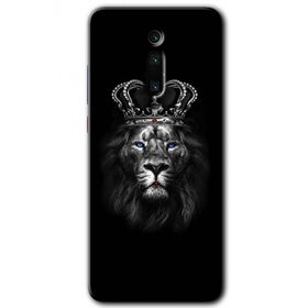Xiaomi Mi 9T King Lion Baskılı Uyumlu Silikon Kılıf