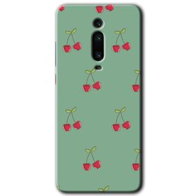 Xiaomi Mi 9T Kiraz Berry Baskılı Uyumlu Silikon Kılıf