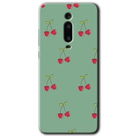 Xiaomi Mi 9T Kiraz Berry Baskılı Uyumlu Silikon Kılıf