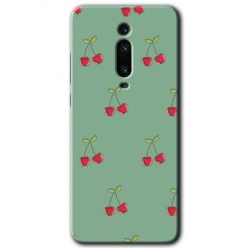 Xiaomi Mi 9T Kiraz Berry Baskılı Uyumlu Silikon Kılıf