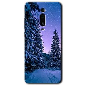 Xiaomi Mi 9T Kış Manzarası Baskılı Uyumlu Silikon Kılıf