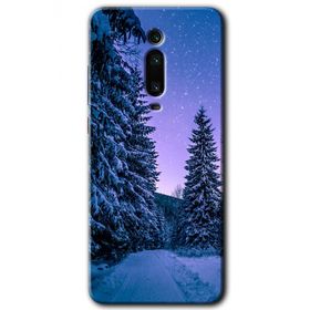 Xiaomi Mi 9T Kış Manzarası Baskılı Uyumlu Silikon Kılıf