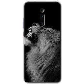 Xiaomi Mi 9T Lion Baskılı Uyumlu Silikon Kılıf