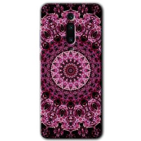 Xiaomi Mi 9T Mandala Patterns Kaleidoscope Baskılı Uyumlu Silikon Kılıf