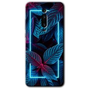Xiaomi Mi 9T Mekanik Yaprak 4 Baskılı Uyumlu Silikon Kılıf