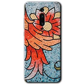 Xiaomi Mi 9T Mozaik Çiçek Baskılı Uyumlu Silikon Kılıf