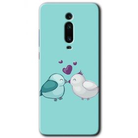 Xiaomi Mi 9T Mutlu Kuşlar Baskılı Uyumlu Silikon Kılıf