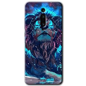 Xiaomi Mi 9T Neon Aslan Baskılı Uyumlu Silikon Kılıf