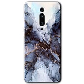 Xiaomi Mi 9T Otantik Mermer Baskılı Uyumlu Silikon Kılıf
