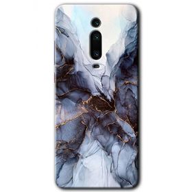 Xiaomi Mi 9T Otantik Mermer Baskılı Uyumlu Silikon Kılıf