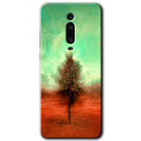 Xiaomi Mi 9T Outlines Paint Baskılı Uyumlu Silikon Kılıf