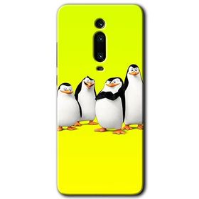 Xiaomi Mi 9T Penguenler Baskılı Uyumlu Silikon Kılıf