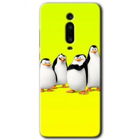Xiaomi Mi 9T Penguenler Baskılı Uyumlu Silikon Kılıf