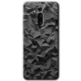 Xiaomi Mi 9T Polygon Graident 3 Baskılı Uyumlu Silikon Kılıf