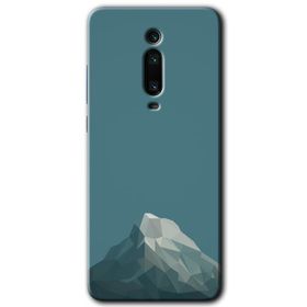 Xiaomi Mi 9T Polygon Graident 3 Baskılı Uyumlu Silikon Kılıf