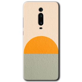 Xiaomi Mi 9T Polygon Graident 3 Baskılı Uyumlu Silikon Kılıf
