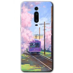 Xiaomi Mi 9T Rails Paint Baskılı Uyumlu Silikon Kılıf