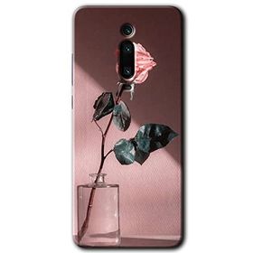 Xiaomi Mi 9T Retro Gül Baskılı Uyumlu Silikon Kılıf