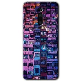 Xiaomi Mi 9T Şehir Görünümü Baskılı Uyumlu Silikon Kılıf