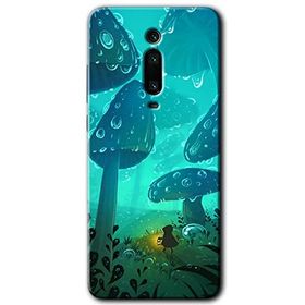 Xiaomi Mi 9T Silhoutte Dropss Baskılı Uyumlu Silikon Kılıf