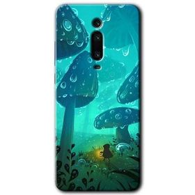 Xiaomi Mi 9T Silhoutte Dropss Baskılı Uyumlu Silikon Kılıf