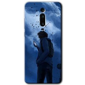 Xiaomi Mi 9T Sonbahar Yalnızlığı Baskılı Uyumlu Silikon Kılıf