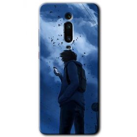 Xiaomi Mi 9T Sonbahar Yalnızlığı Baskılı Uyumlu Silikon Kılıf