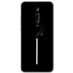 Xiaomi Mi 9T Sönmüş Kibrit Baskılı Uyumlu Silikon Kılıf