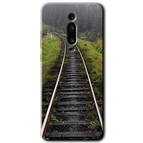 Xiaomi Mi 9T Tren Yolu Baskılı Uyumlu Silikon Kılıf