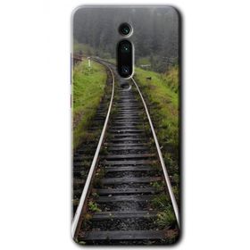 Xiaomi Mi 9T Tren Yolu Baskılı Uyumlu Silikon Kılıf