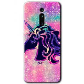 Xiaomi Mi 9T Unicorn Kristal Baskılı Uyumlu Silikon Kılıf
