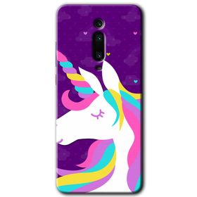 Xiaomi Mi 9T Unicorn Sleep Baskılı Uyumlu Silikon Kılıf