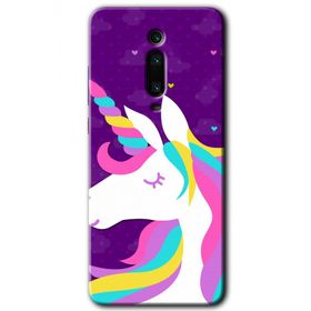 Xiaomi Mi 9T Unicorn Sleep Baskılı Uyumlu Silikon Kılıf