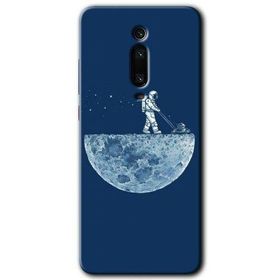 Xiaomi Mi 9T Uzay İşçisi Baskılı Uyumlu Silikon Kılıf