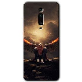 Xiaomi Mi 9T Wings of Power Baskılı Uyumlu Silikon Kılıf