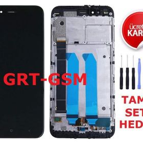 Xiaomi Mi A1 Dokunmatik Beyaz Çıtalı Lcd Ekran