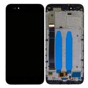 Xiaomi Mi A1 Dokunmatik Beyaz Çıtalı Lcd Ekran
