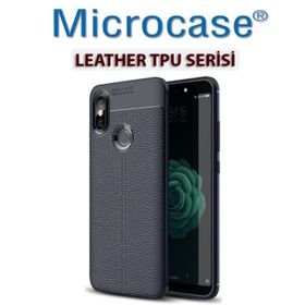 Xiaomi Mi A2 6X Leather Tpu Tempered Glass Silikon Kılıf